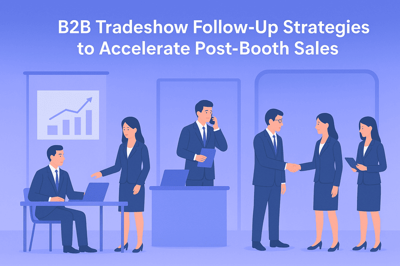 B2B Tradeshow Follow-Up Strategies to Accelerate Post-Booth Sales