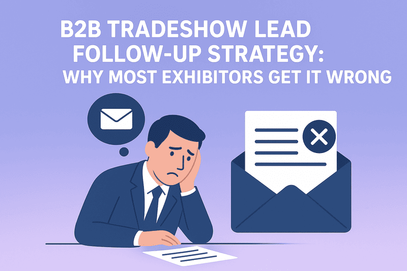 B2B tradeshow lead follow-up strategy