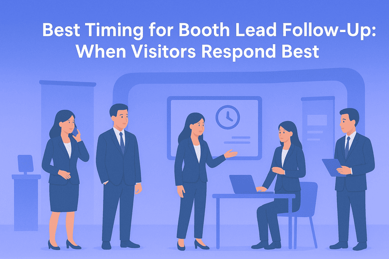 Best Timing for Booth Lead Follow-Up: When Visitors Respond Best
