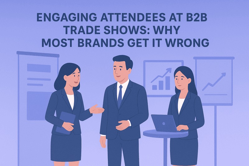 Engaging attendees at B2B trade shows