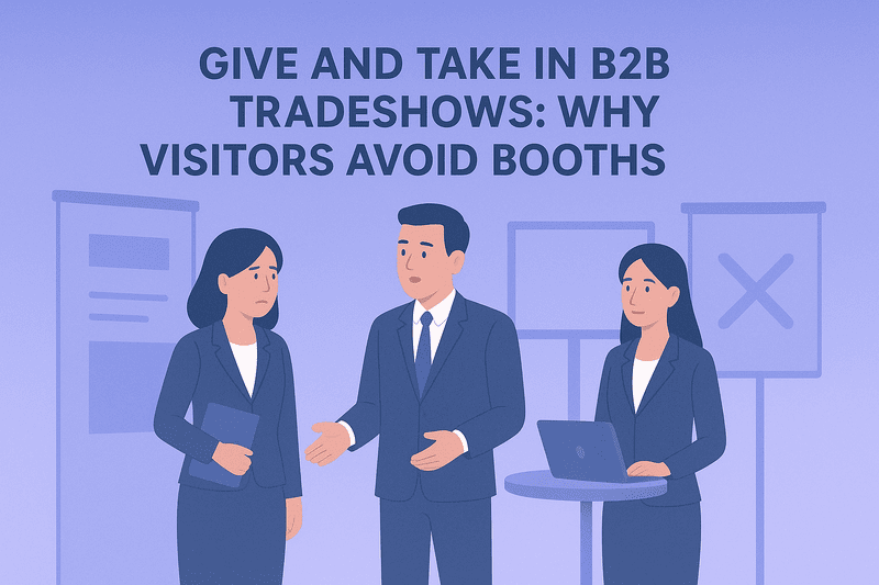 give and take in B2B tradeshows